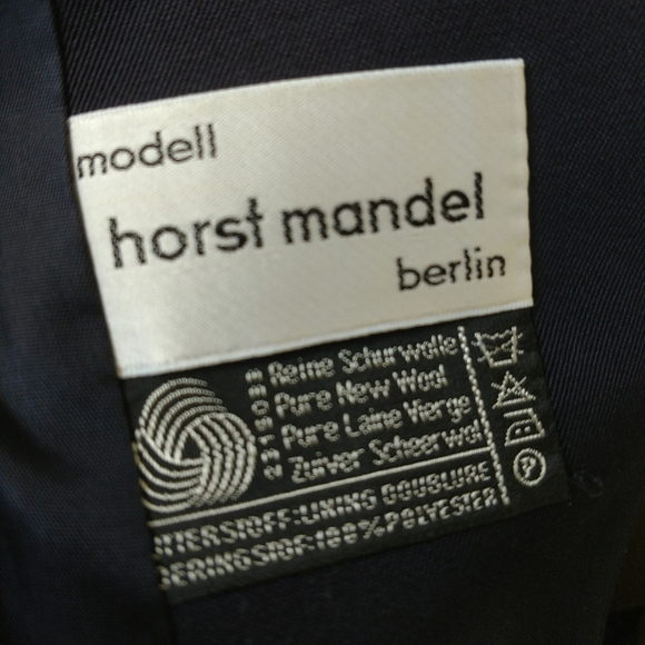 Vintage Horst Mandel coat Blazer wool 40 - Picture 12 of 12